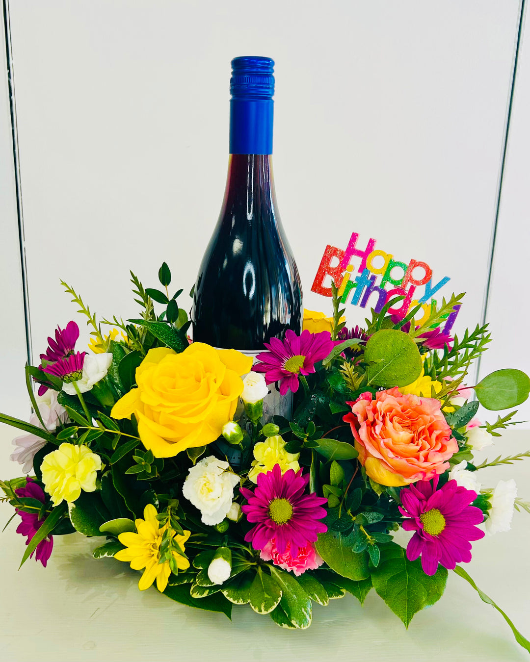 Flowers and Wine