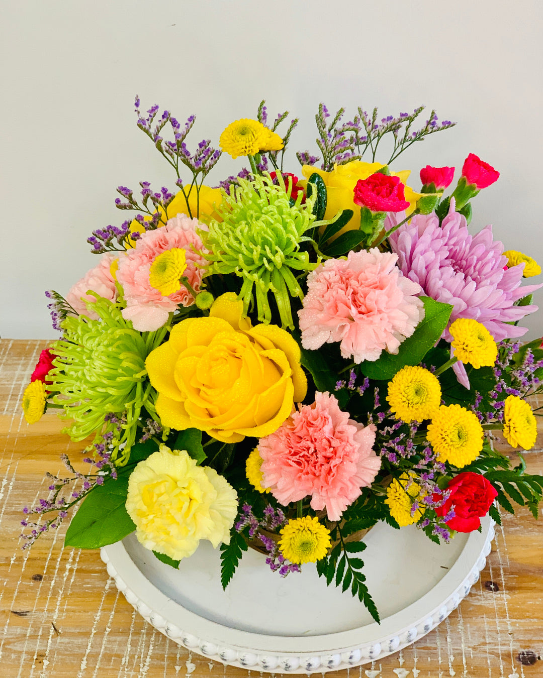 Beautiful Basket Flower Bouquet